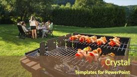  Presentation with grill - Beautiful slide deck featuring gold sale 30 gold percent backdrop and a  colored foreground.