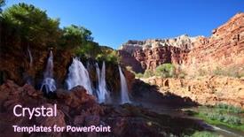  Presentation with eden - Beautiful theme featuring garden eden - havasu river backdrop and a  colored foreground