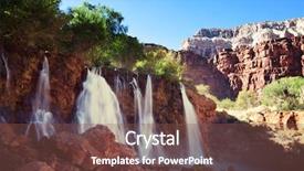  Presentation with eden - Slides having garden eden - havasu river background and a  colored foreground