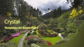  Presentation with beautiful spanish landscape costa blanca - Cool new slides with garden eden - phenomenally beautiful landscape in well-known backdrop and a tawny brown colored foreground