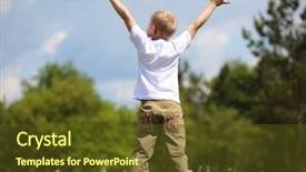  Presentation with running - Slide deck having bouquet with roses for wedding background and a mint green colored foreground