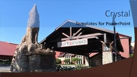  Presentation with wolf - Slide set with garden-grove-california-31-mar background and a light blue colored foreground