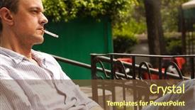  Presentation with smoking - Slides enhanced with  background and a  colored foreground