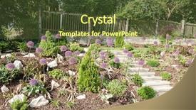  Presentation with persia - Amazing slides having garden with beautiful blooming kind backdrop and a  colored foreground