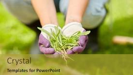  Presentation with gardening - Cool new presentation with gardening-and-people-concept-happy backdrop and a gold colored foreground