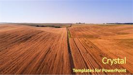  Presentation with gardens - Beautiful PPT theme featuring  backdrop and a  colored foreground