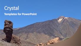  Presentation with couples on the mountain - Amazing presentation design having garfield - mountain of el teide backdrop and a teal colored foreground