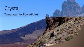  Presentation with k2 mountain - Cool new presentation with garfield - mountain of el teide backdrop and a  colored foreground