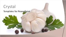  Presentation with garlic garlic garlic bulb - 