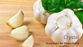  Presentation with garlic - 
