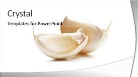  Presentation with garlic - Audience pleasing slides consisting of garlic backdrop and a white colored foreground