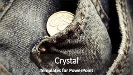  Presentation with jeans - Colorful PPT layouts enhanced with garment industrial - jeans pockets with twenty cents backdrop and a tawny brown colored foreground