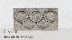  Presentation with olympic games - Slide deck with garmisch-partenkirchen-germany-july-26 background and a light gray colored foreground