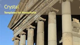  Presentation with first - Amazing theme having garni a first century backdrop and a violet colored foreground