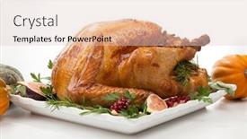  Presentation with microsoft publisher thanksgiving designs - Colorful presentation design enhanced with garnished traditional roasted turkey backdrop and a lemonade colored foreground