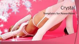  Presentation with white gold picture of wedding - Colorful presentation enhanced with garter belts - picture of laying striptease dancer backdrop and a  colored foreground