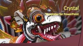  Presentation with garuda pancasila 3d indonesia - Presentation with garuda background and a tawny brown colored foreground