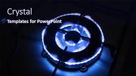  Presentation with gas - PPT theme enhanced with gas-burner background and a wine colored foreground