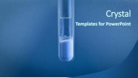  Presentation with gas chromatography - Audience pleasing theme consisting of gas chromatography - chemistry lab - detail view backdrop and a  colored foreground