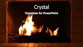  Presentation with ammonia gas sensor - Slides enhanced with gas fireplace background and a  colored foreground