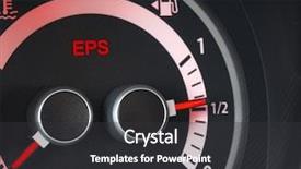  Presentation with fuel - Cool new PPT layouts with gas mesurement - fuel gauge backdrop and a dark gray colored foreground