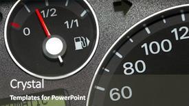  Presentation with instrument - Presentation consisting of gas mesurement - instrument panel of the car background and a dark gray colored foreground