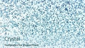  Presentation with clear water - Audience pleasing slide deck consisting of gas molecules - oxygen bubbles in clear blue backdrop and a sky blue colored foreground