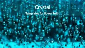  Presentation with molecules - Slide set consisting of gas molecules - oxygen bubbles in clear blue background and a ocean colored foreground