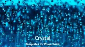  Presentation with mineral - Slides having gas molecules - oxygen bubbles in clear blue background and a ocean colored foreground