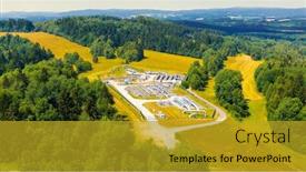  Presentation with gas pipeline - Slides having gas-pipeline-gazelle-one-part background and a gold colored foreground