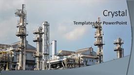  Presentation with processing - Slide deck consisting of gas processing factory background and a lemonade colored foreground