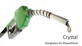  Presentation with gas pump - Amazing presentation design having gas pump with one last backdrop and a white colored foreground