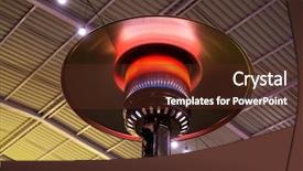  Presentation with gas - Amazing presentation design having gas terrace heater or patio backdrop and a tawny brown colored foreground
