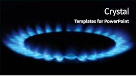  Presentation with fuel - Amazing PPT theme having gas backdrop and a black colored foreground
