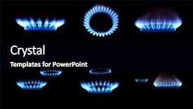  Presentation with gas - Audience pleasing presentation consisting of single autumn maple leaf in dark water with water droplet backdrop and a black colored foreground