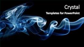  Presentation with agriculture black and white cow - Cool new presentation with gase - swirl of white smoke backdrop and a black colored foreground