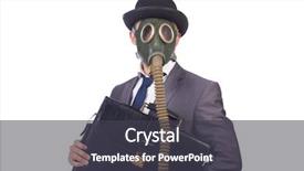  Presentation with gas - Theme enhanced with friendly family and of summer background and a teal colored foreground