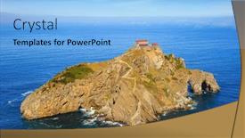  Presentation with magical - Slide set enhanced with gastelugache-is-island background and a  colored foreground