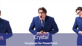  Presentation with unhappy - Beautiful PPT layouts featuring gastointestinal - young sick and unhappy businessman backdrop and a ocean colored foreground