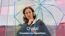  Presentation with gastritis - Slide set having gastritis - woman with fever and discomfort background and a ocean colored foreground