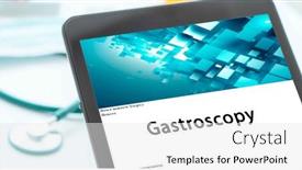  Presentation with medical procedure - PPT layouts having gastroscopy-medical-procedures-a-procedure background and a white colored foreground