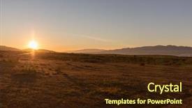  Presentation with nature sun trees - Audience pleasing slide deck consisting of gata-nijar natural park andalusia backdrop and a wine colored foreground