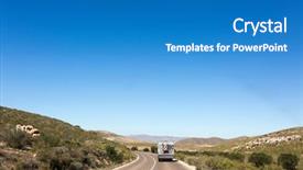  Presentation with driving - Slide set having gata-nijar natural park andalusia background and a  colored foreground