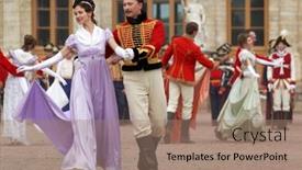  Presentation with russia - PPT theme having gatchina-st-petersburg-russia-september background and a coral colored foreground