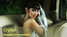  Presentation with you are a superstar - Cool new PPT layouts with gatsby - beautiful and rich superstar girl backdrop and a tawny brown colored foreground