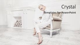  Presentation with gatsby - Amazing slides having gatsby - beautiful female model with dark backdrop and a light gray colored foreground