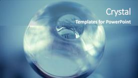  Presentation with gatsby - PPT theme featuring gatsby - glass ball background and a teal colored foreground