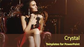  Presentation with gatsby - Amazing slide set having gatsby - gorgeous attractive woman backdrop and a tawny brown colored foreground