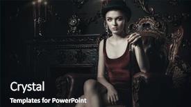  Presentation with gatsby - Theme enhanced with gatsby - gorgeous young woman in velvet background and a black colored foreground