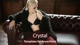  Presentation with black girl - Colorful slide set enhanced with gatsby - seductive girl in the black backdrop and a wine colored foreground